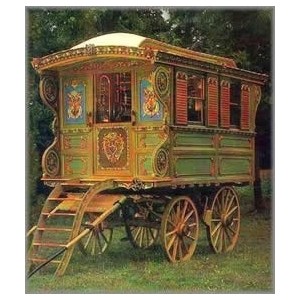 Traditional shepherd's wagon