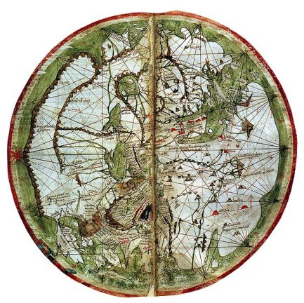 Pietro Vesconte's world map 1321