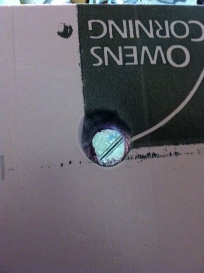 light shines through