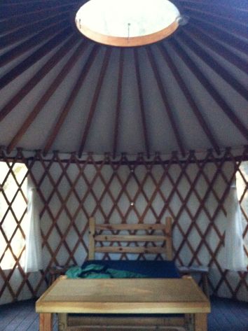yurt interior