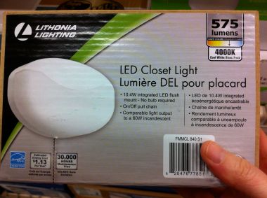 LED closet light